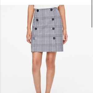 Loft Plaid Skirt
